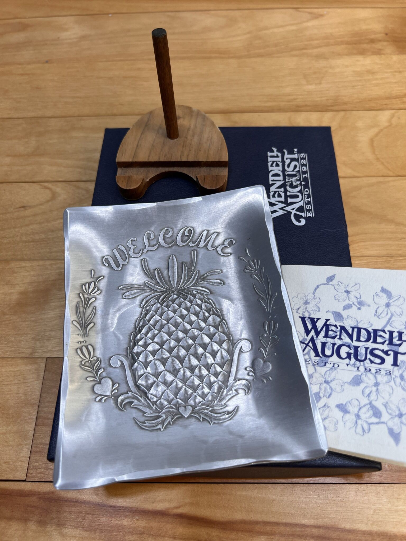Vintage Wendell August Pineapple Welcome Tray