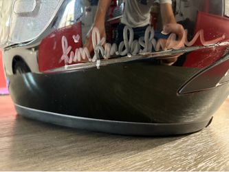 Ski-doo Helmet signed by Kim Kardashian