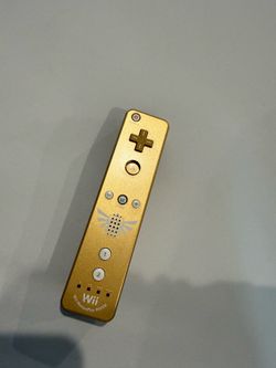 Nintendo Wii Remote Plus Motion Plus Wireless Gold Controller Gold Zelda edition