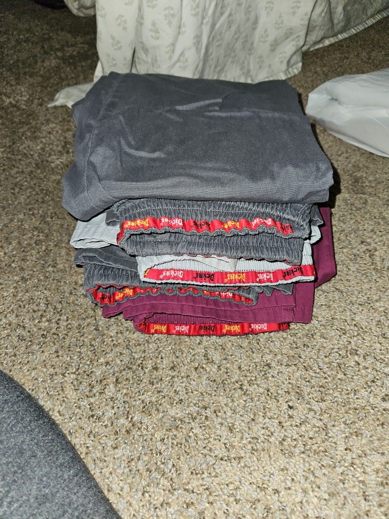 4 Dickies Women's Petite Medium Scrub Pants