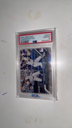 PSA 10 Aaron Judge/Shohei Ohtani card