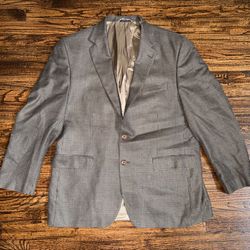 Ralph By Ralph Lauren Tan Herringbone Blazer Suit Jacket Sport Coat Size 44R