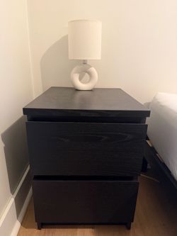 IKEA night stand black