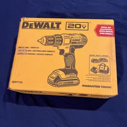 Dewalt Drill 20vmax Come Whit 2 Batteries ,charger And Tool Bag