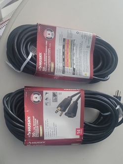 Husky 50ft Indoor/Outdoor Extension Cord(2)