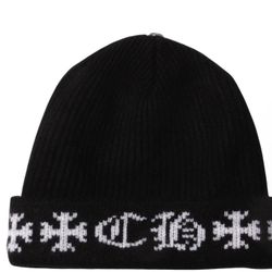Chrome heart beanie 