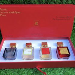 Women Perfume Gift Set Mfk Baccarat Rouge 540 Silk Oud Valentine Gift Regalos Mujer, Retail $350