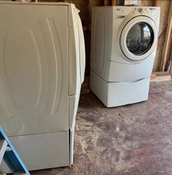 Whirlpool Duet Washer and Dryer Storage