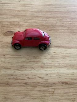 Red VW Beetle Die-Cast Toy Car