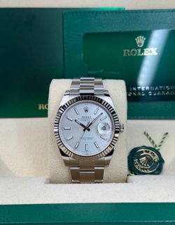 Rolex 126334 Silver Dial 41mm Brand New Full Set 