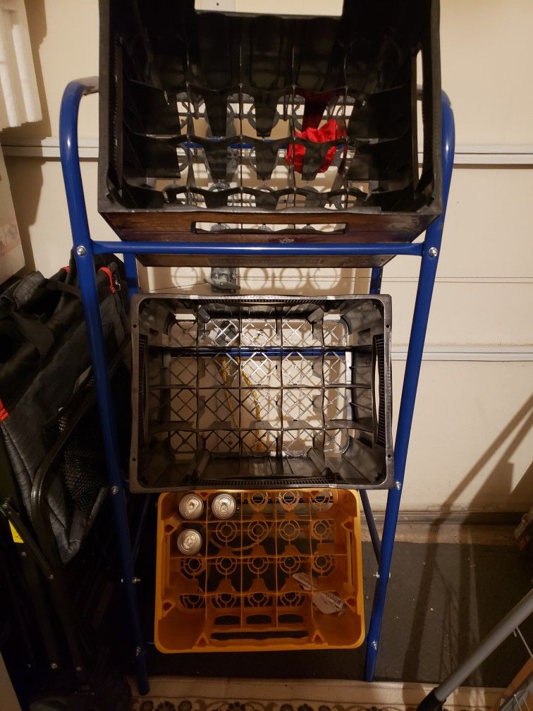Plastic Beer Crates With Holder