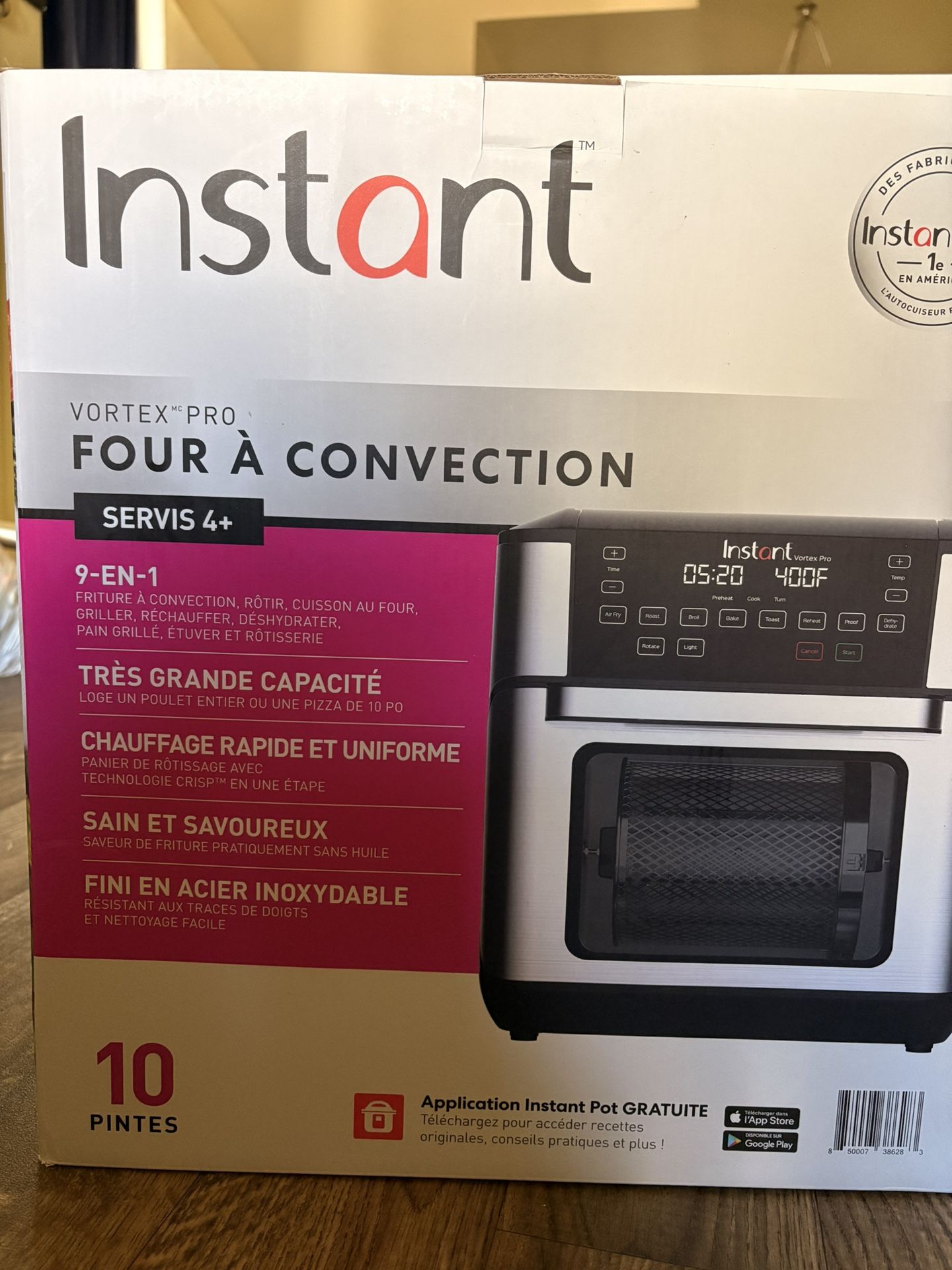 New Air Frayer Oven Instant Pot