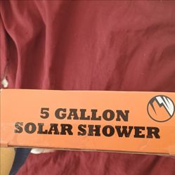 5 gallon solar shower