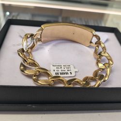 10k solid gold I'd breaclte 123.4 grams layaway available 10%dwon if you interested please make sure you ask for Maribel thank you