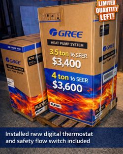 New Ac Air Conditioner 4 Ton HEAT PUMP ❄️🔥 Installed