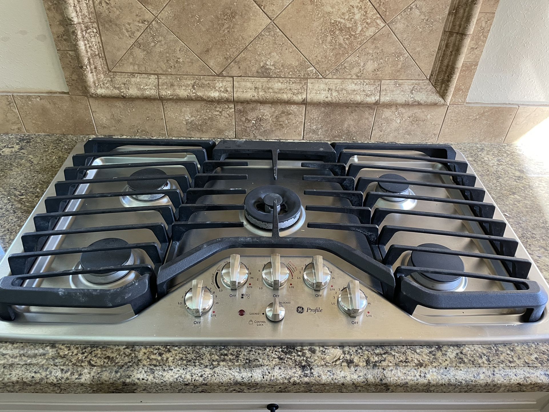 GE Profile Gas Cooktop 36 SS