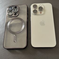 Apple iphone 15, Pro, 128GB, Titanium. Dual Esim. HABLO ESPANOL… Please Read All Ad.