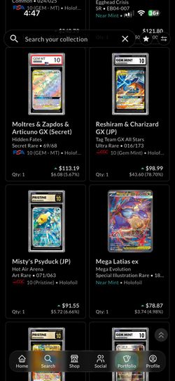 Pokemon collection