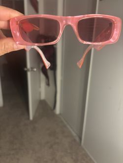 Pink Gucci sunglasses