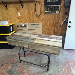 Handcrafted Rectangle Table, Tv Stand Or Entry Table