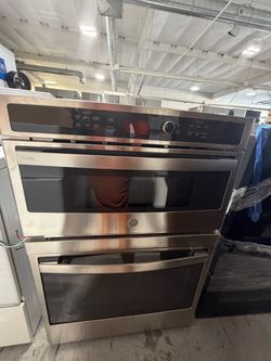 GE Profile Stainless Steel Double Wall Oven