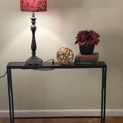 Console Sofa Entryway Table W Outlet And USB 
