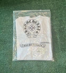 Chrome Hearts White Graphic T-Shirt Size S