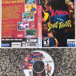 X Men Vs Street Fighter Sega Dreamcast (Please Read)