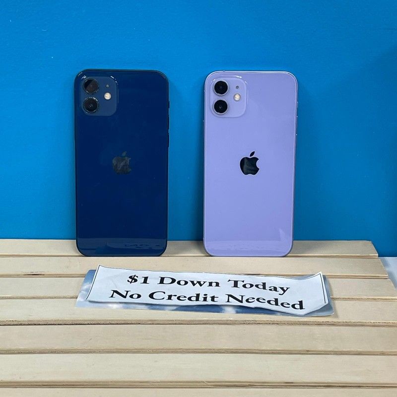 Apple iPhone 12 Unlocked PAYMENTS AVAILABLE $1 Down Today