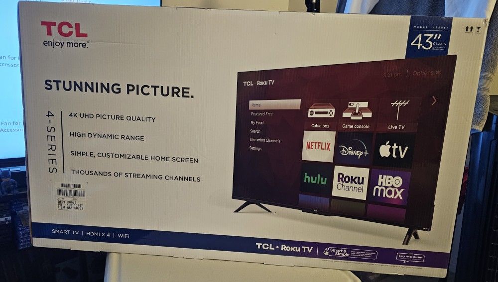 43inch TCL ROKU TV MODEL 43S451