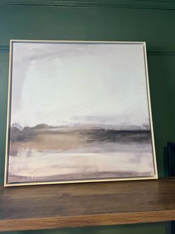 Abstract Framed Floating Canvas Wall Art