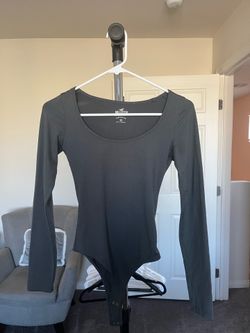 Hollister Gray Bodysuit Size XS