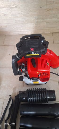 85CC Gas Backpack Leaf Blower, 2-Stroke Handheld-Class Blower，2.3L Oil Tank Grass Lawn Blower for Effortless Leaves, Snow, and Debris Cleanup (85CC- L