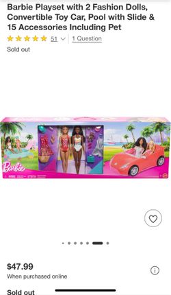 Huge Barbie playset bundle