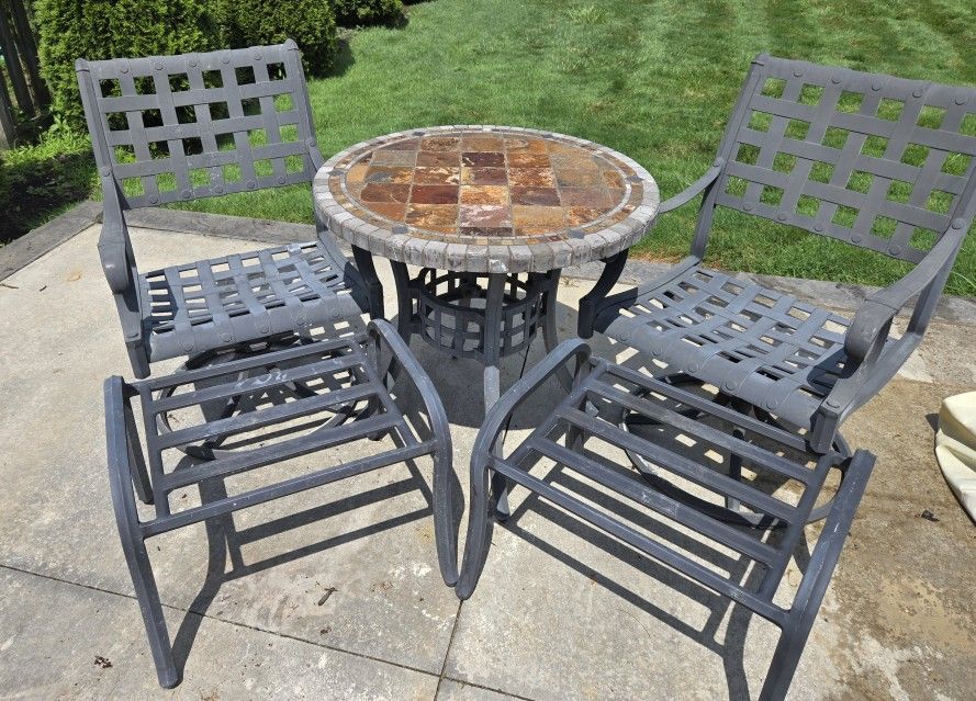 Patio Bistro Table Set