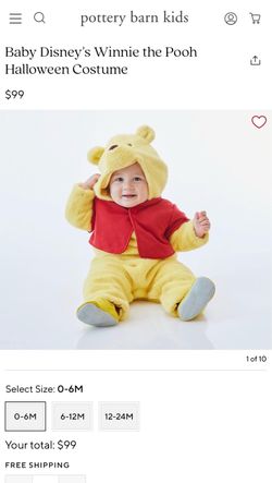 Pottery Barn Kids Winnie the Pooh Baby Costume