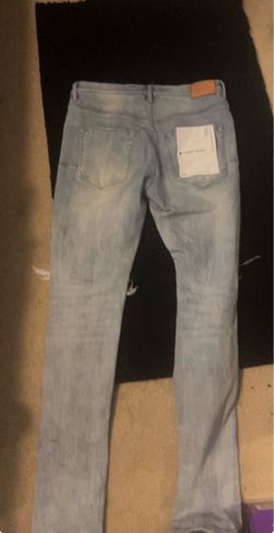 Light Wash Slim purple Jeans with Tags