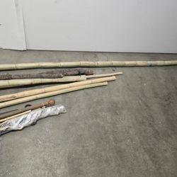 Large Poles Of Bamboo