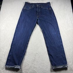 Levis 501 Original 150th Anniversary Redline Selvedge Men’s 32x32 Blue Raw #2234