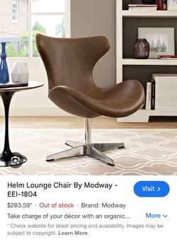 Modway Lounge Chair New in Box mid century 
