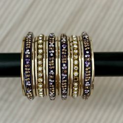 Purple & Gold Bangles