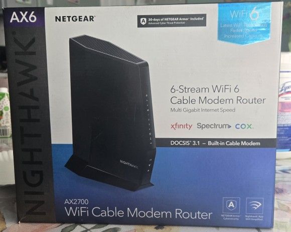 AX2700 WiFi Cable Modem Router (CAX30S