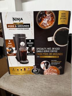 Ninja Pods & Grounds Specialty Single-Serve Coffee Maker, K-Cup Pod Compatible
