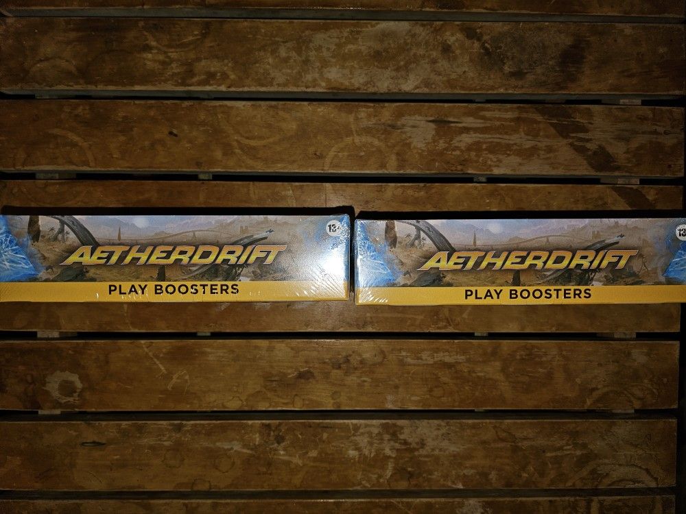 MTG Aetherdrift Play Booster Boxes NEW/SEALED - www.joarbit.com MTG Aetherdrift Play Booster Boxes NEW/SEALED - www.joarbit.com