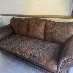 African Leather Sofa