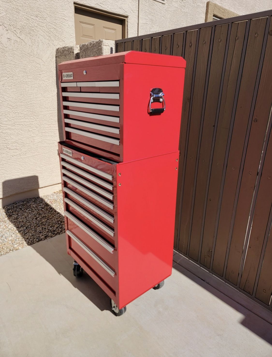 US GENERAL TOOL BOX 60”H 27”W 18”D For Sale