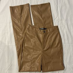 Misguided Leather Pants
