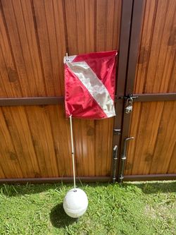 2 size Dive flag with weight and float