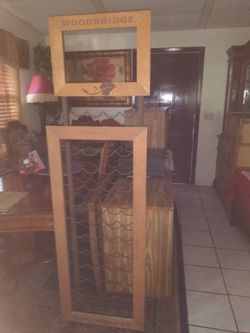 WOODBRIDGE TALL WINE RACK