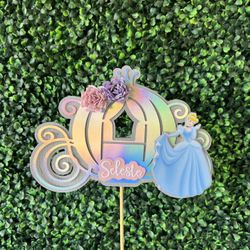 Cinderella Cake Topper 
